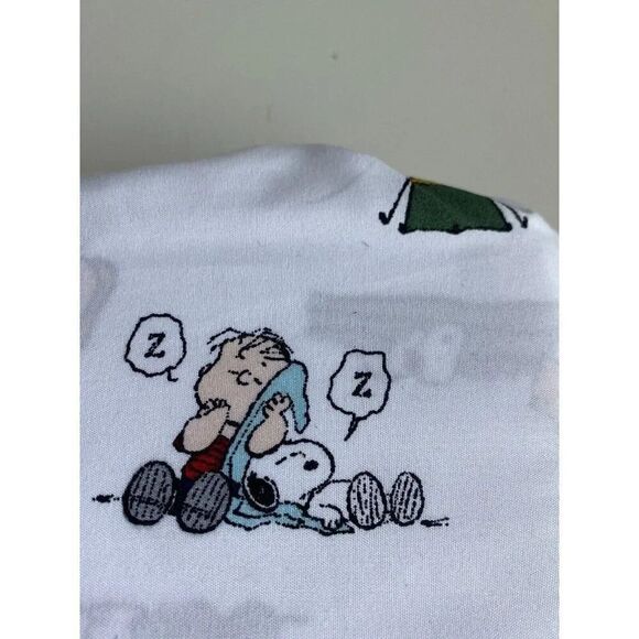 Peanuts Snoopy Woodstock Charlie Brown Linus Sally TWIN Size Soft Sheet Set NEW - Picture 8 of 12